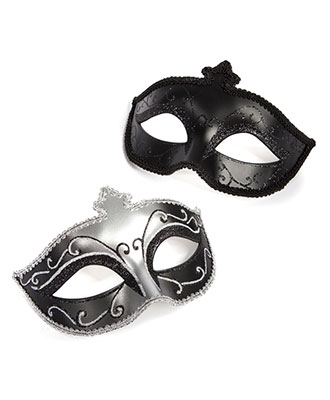 Fifty Shades of Grey - Masks On Masquerade Masker (2 pk)