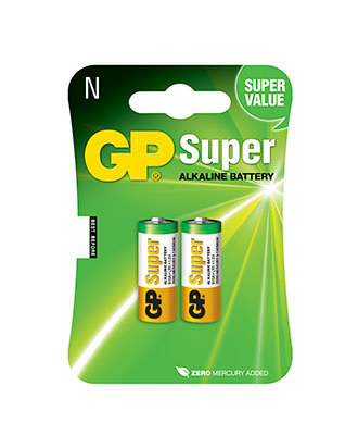 GP Super LR1/N-batteri, 2 pakk