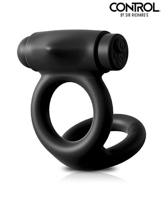 Vibrating Silicone Cock & Ball C-Ring by Sir Richard's