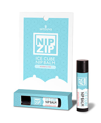 Sensuva Nip Zip Ice Cube Nipple Balm - Strawberry Mint