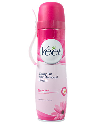 Veet Spray On Hair Removal Cream Legs & Body 150 ml