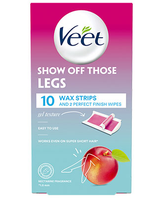 Veet Cold Wax Strips Legs (10 stk)