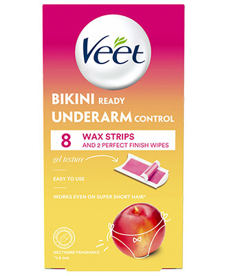 Veet Cold Wax Strips Bikini Underarm (8 stk)