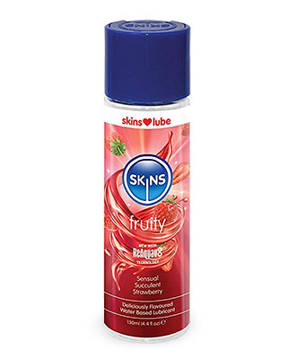 Skins Lube Sensual Succulent Strawberry glidemiddel 130 ml
