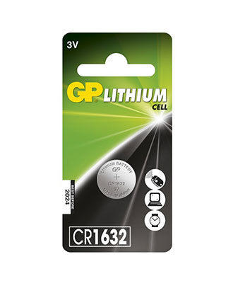 GP Lithium Cell CR1632-batteri, 1 pakk