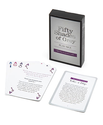 Fifty Shades of Gray - Play Nice Talk Dirty-kort