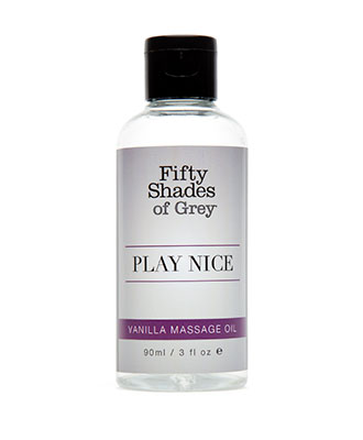 Fifty Shades of Gray - Play Nice Massasjeolje m/ Vaniljeduft