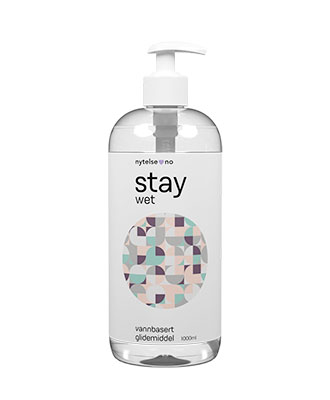 Stay Wet vannbasert glidemiddel 1000 ml