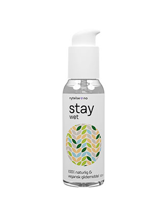 Stay Wet 100 prosent naturlig vannbasert glidemiddel 100 ml