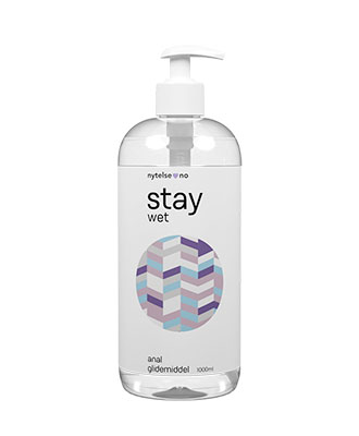 Stay Wet Anal vannbasert glidemiddel 1000 ml