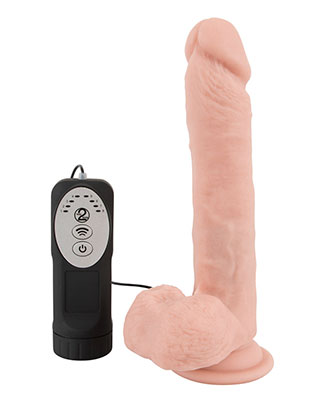 Realistisk Sttende Dildovibrator (15,5 cm)