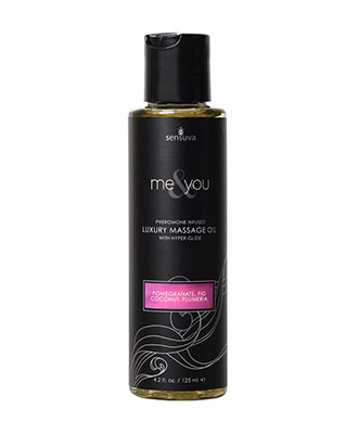 Sensuva Me & You Massasjeolje - Pomegranate, Fig, Coconut & Plumeria