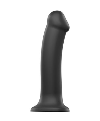 Strap-On-Me - Dual Density Bendable Dildo Black S