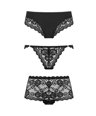 Underneath - Eden Set of 3 Panties