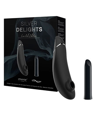 Womanizer Premium Silver Delights Klitorisstimulator