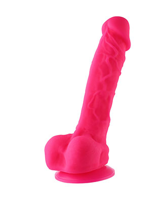 Hismith KlicLok Rosa Dildo i Silikon (21 cm)