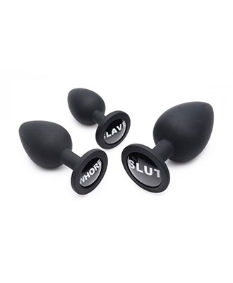 Dirty Words Anal Plug Set