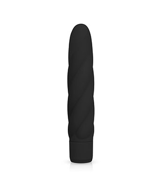 EasyToys Black Silicone Vibrator