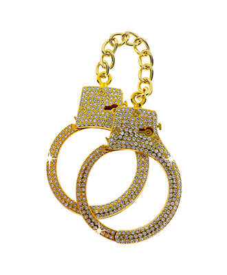 Taboom Diamond Wrist Cuffs Gold