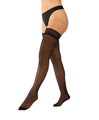 Stay-Up Stockings M/ Back Seam