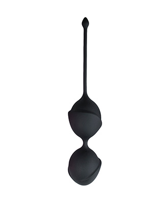 Black Double Kegel Balls