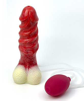 Tavrum - Squirtingdildo m/ Riller (20 cm)