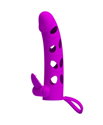 Penishylse m/ Klitorisstimulator