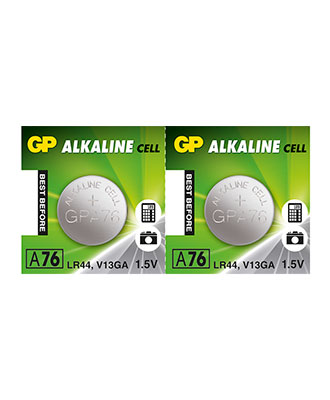 GP Alkaline LR44-batteri, 2 pakk