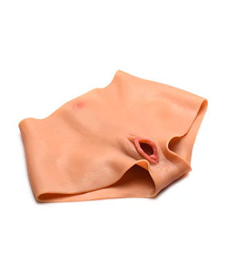 Silicone Vagina + Butt Panties - Large