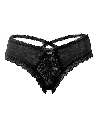 Lace Panties - Sort