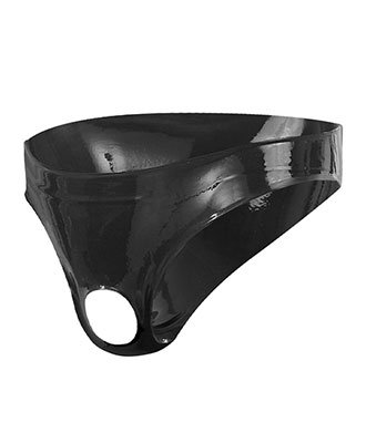 The Latex Collection - Men's Latex truse med �pning