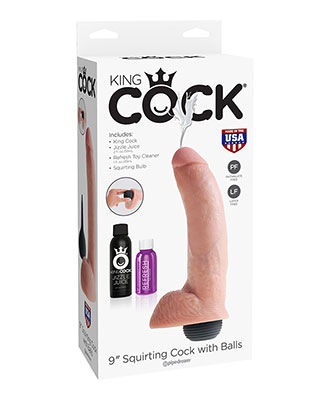 King Cock Squirting Dildo 9'' (23 cm)