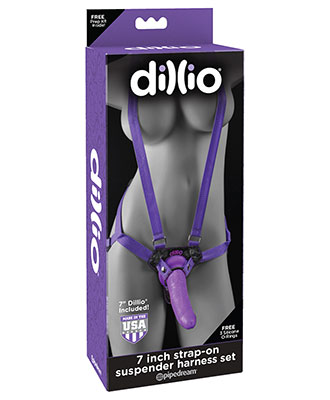 Dillio - Strap-On Suspender Harness set 7'' (18 cm)