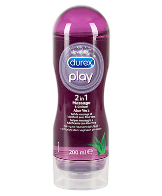 Durex Play - 2-in-1 Massasjeolje - Aloe Vera 200 ml