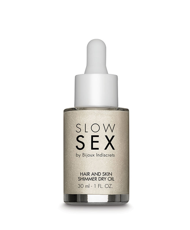 Hair and Skin Shimmer Dry Oil - Slow Sex
