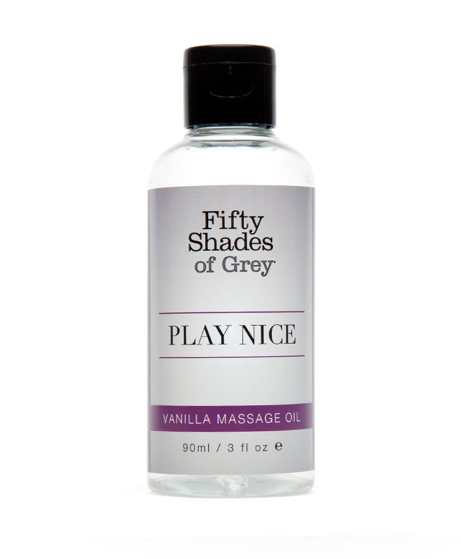 Fifty Shades of Gray - Play Nice Massasjeolje m/ Vaniljeduft