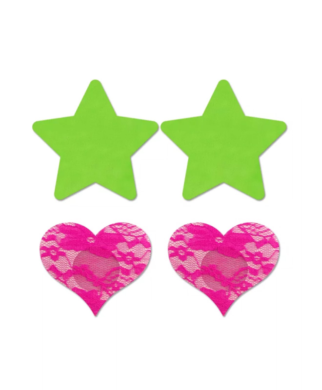 Nipple Stickers Star & Heart - 2pk