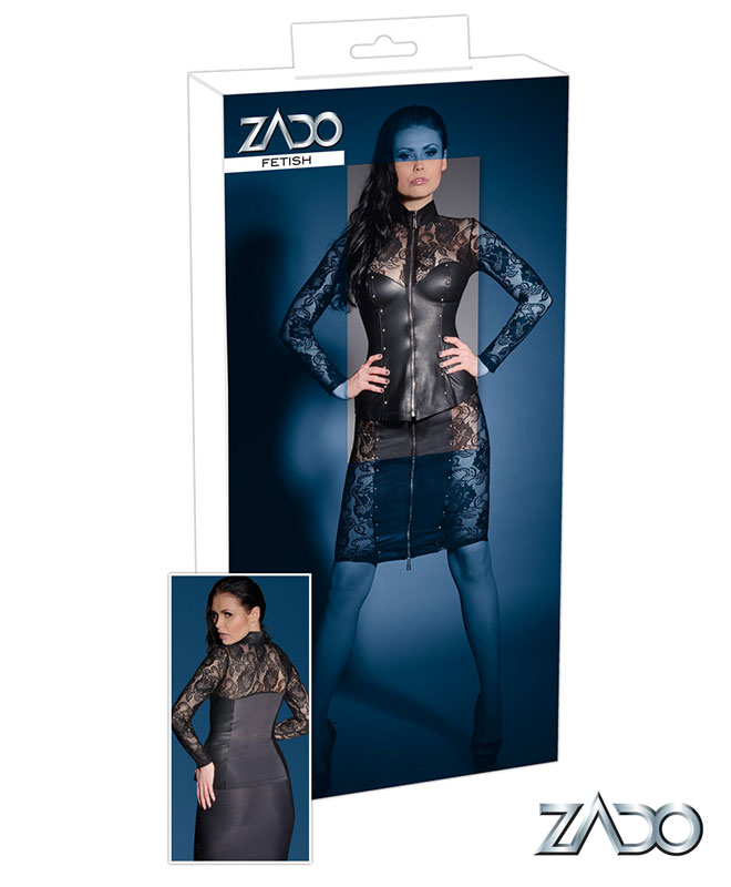 Zado Lace Leather Jacket