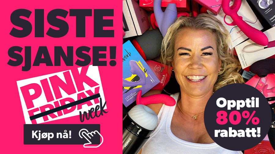 Siste sjanse til  spare opptil 80% under PINK WEEK!