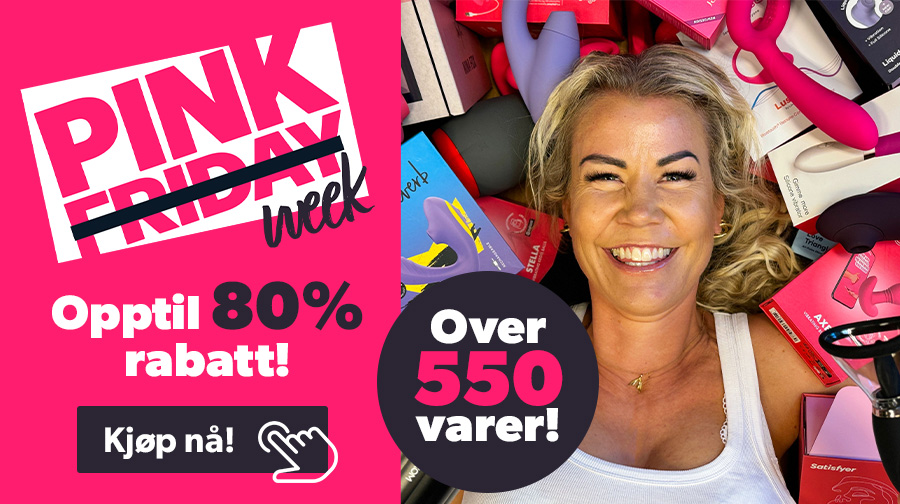 PINK WEEK - Opptil 80% rabatt på over 550 varer! 