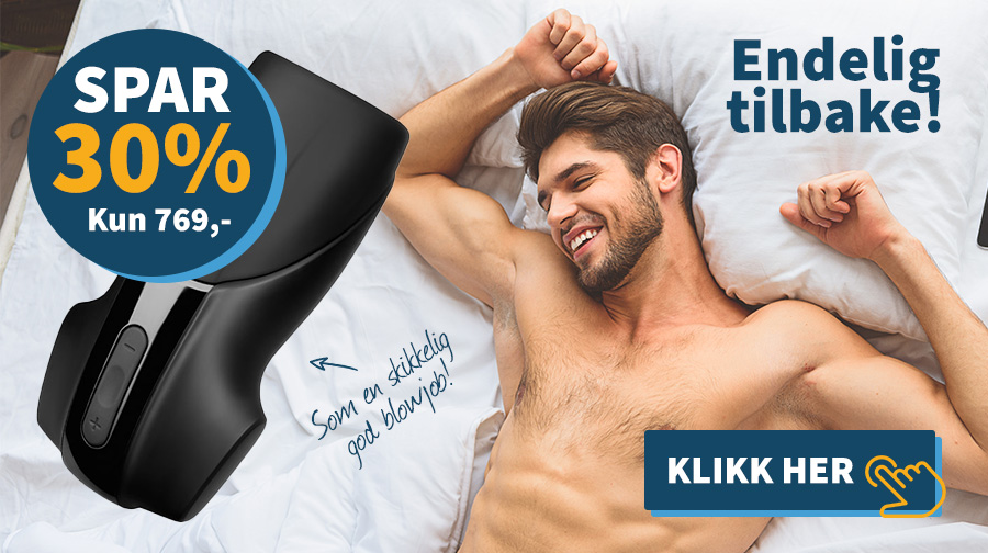 Endelig tilbake! Bestselgeren Satisfyer Men Vibration!
