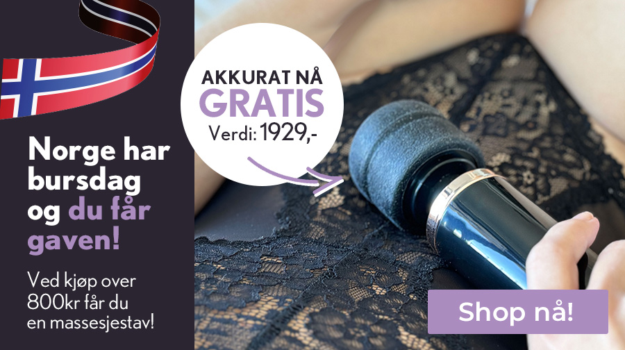 Kjp for over 800kr og f med en deilig massasjestav - helt gratis! (versi 1929,-)