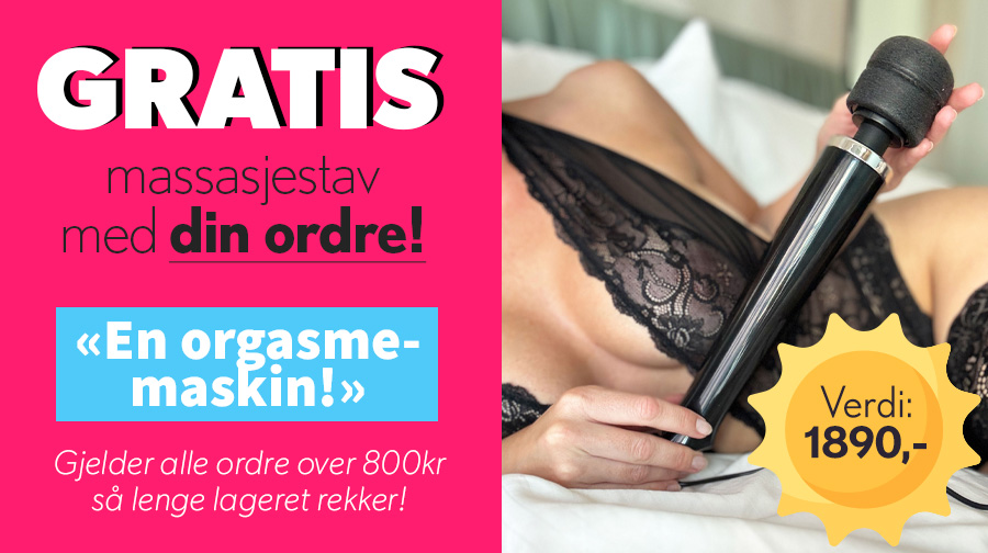Du fr en gratis massasjestav med p kjpet nr du handler for mer enn 800kr!