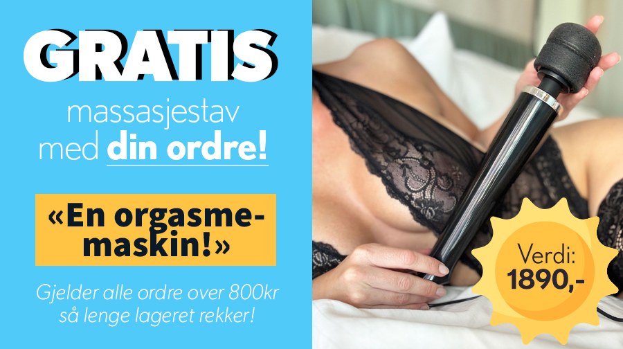 Du fr en gratis massasjestav med p kjpet nr du handler for mer enn 800kr!
